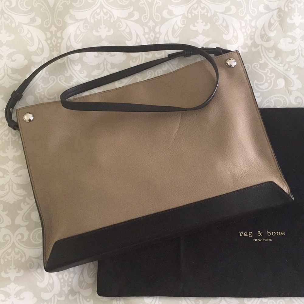 Rag & Bone Compass Colorblock Leathercrossbody New - image 2